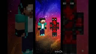 herobrine vs Deadpool #minecraft