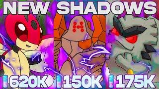 NEW 1,000,000 DUST TRIPLE SHADOW TEAM FT Ledian Alolan Graveler & Regirock in the Retro Cup