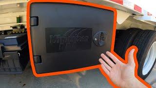 Installing An Underbody Tool Box On Garbage Truck (Minimizer 18")