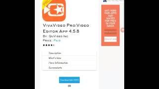 Easiest way to download viva video pro editor free on android(must watch)