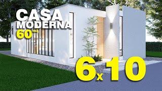 CASA MODERNA de 60 m² | Diseño inteligente, minimalismo y estilo en espacios reducidos