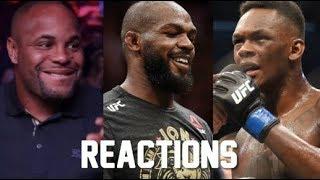 ( REACTIONS !) JON JONES VS DOMINICK REYES | FIGHTERS REACTIONS !