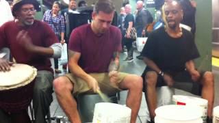 42nd Street Subway bucket drum sesh