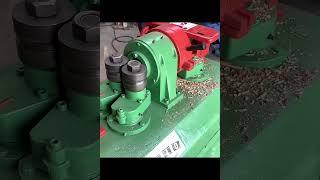 broom stick/Rod Miller Machine from GFP wood working machines in action. Delivery worldwide