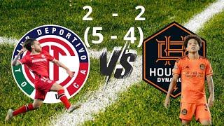 Toluca FC vs. Houston Dynamo FC | Leagues Cup | Resumen y Goles | Leagues Cup 2024