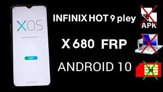 حذف حساب جوجل INFINIX HOT 9 pley X680 FRP BYPASS GOOGLE ACCOUNT اخر تحديث 2021