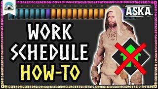 SCHEDULES Explained – Optimize Villager’s Work Hours & Schedule Tips | ASKA