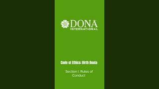 Code of Ethics: Birth Doula Section I. Rules of Conduct 