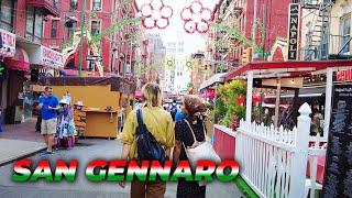 Walking Feast of San Gennaro 2021 in Little Italy on Opening Day