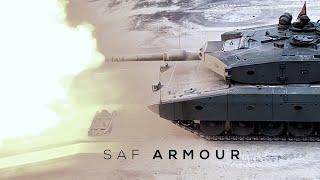 Leopard 2SG MBT/Hunter AFB Live Firing Display - Singapore Armed Forces Armour [2024]