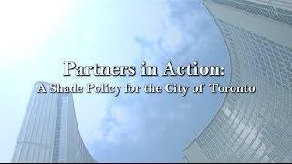 Partners in Action - Shade Policy for the City of Toronto