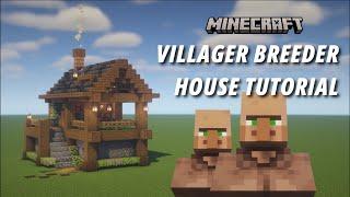 Minecraft Villager Breeder House Tutorial [Aesthetic Farm] [1440p HD]