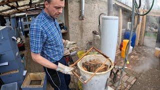 Bienen Altwaben effizient ausschmelzen - ohne Tapetenablöser