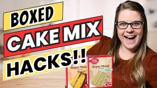 6 INCREDIBLY DELICIOUS Boxed Cake Mix Hacks | Dessert Recipes that are SUPER EASY & Delicious!!