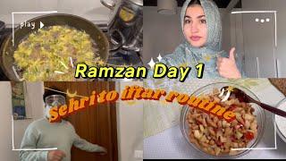 Ramzan ka Pehla Roza Alhamdullilah ️||sehri to iftar routine 🫶|| Ramzan routine in italy