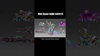 New Armor squad skins surveys #mlbb #mlbbnewskin #mobilelegendsbangbang