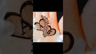 Beautiful alphabet mehndi #mehndi #trending #shorts #youtubeshorts #eidspecial #mehndidesign #new