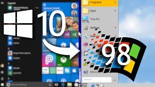 Windows 10 Transformed into Windows 98