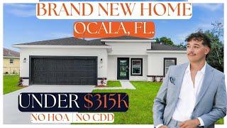 BRAND NEW HOME UNDER $315K, NO HOA, NO CDD | OCALA, FLORIDA HOME TOUR