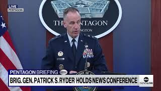 LIVE: Pentagon officials hold news conference