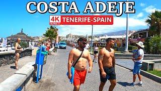 TENERIFE - COSTA ADEJE | Spectacular Weather and Busy Beaches  4K Walk ● May 2024