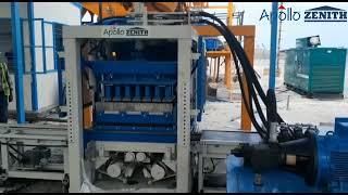 Maldives ZN400 automatic paver block making machine