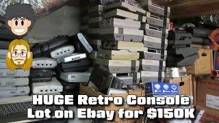 HUGE Retro Game Console Lot on Ebay for $150K - #CUPodcast