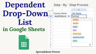 How to Make Dependent Drop Down List in Google Sheets