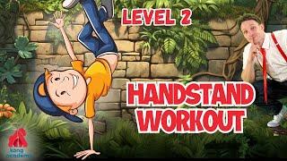How to Do a Handstand for Kids | Fun Indoor Workout & Exercise Tutorial | Movement Activity