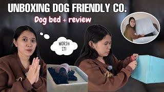 UNBOXING DOG FRIENDLY CO. DOG BED+ review !! @dogfrienfriendlyco