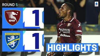 Salernitana-Frosinone 1-1 | Cabral scores first to secure draw: Goals & Highlights | Serie A 2023/24