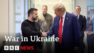 War between Ukraine and Russia will end 'faster' under Trump, says Zelensky | BBC News