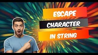 Escape Characters in Python | New Line | Backspace | Everything You Need to Know(Python Tutorial 15)