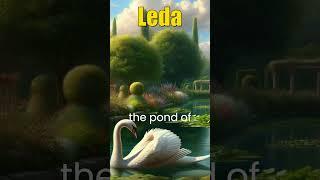 Leda and Swan (Zeus) #greekmythology