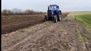 Закінчення оранки вийшло не дуже‼️оранка кусочків МТЗ 80