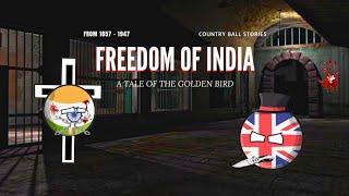 Countryball Freedom of india | India vs British