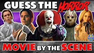 Guess The "HORROR MOVIE BY THE SCENE" QUIZ!  (PART 3)| CHALLENGE/ TRIVIA