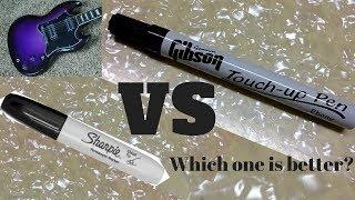 Genuine Gibson Touch Up Pen -Versus- Sharpie | Which is Better for Touch Ups?