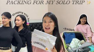 PACK & PREP WITH ME FOR SOLO TRIP  || UNBOXING GIFT FROM AUSTRALIA *Dior*  || Anjali Magar