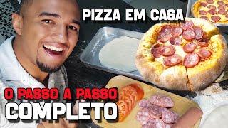 Como fazer a pizza em casa - Essa da para até para vender pros vizinhos.