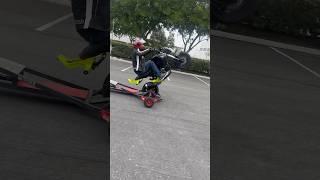 Practicing Grom Wheelies with the Training Wheels  #hondagrom #honda #eastcoastish 只今ウィーリーの練習中