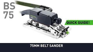 BS 75mm Belt Sander