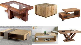 Creative Wooden Coffee Table Design Ideas/ Modern Glass Side Table/ Make Money Making Coffee Table