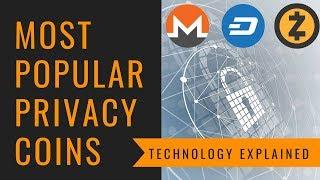 Most Popular Privacy Coins Technology Explained - Monero, Zcash, Dash