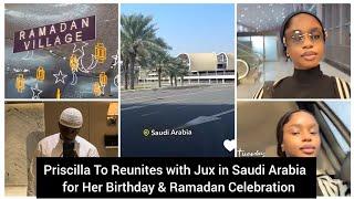 Priscilla Ojo To Reunites with Jux in Saudi Arabia for Her Birthday & Ramadan Celebration