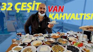 32 ÇEŞİT VAN KAHVALTISI (  Van Gölü Karşısında  )!!!