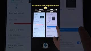 Among affordable phones, realme GT Neo6 SE has the highest brightness #realme #galaxys24ultra