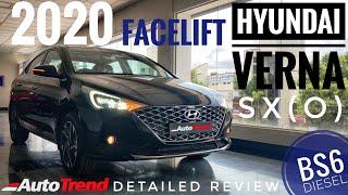 Hyundai Verna Facelift SX(O) | Black Colour | Most Detailed Walkaround Review | AutoTrend !!