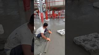 Screed Concrete process idea #screeding #shorts #casting