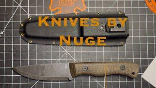 Knives by Nuge Bruin in CPM 3V - Amazing Bushcraft Beltknife! @KnivesByNuge #bushcraft #beltknife